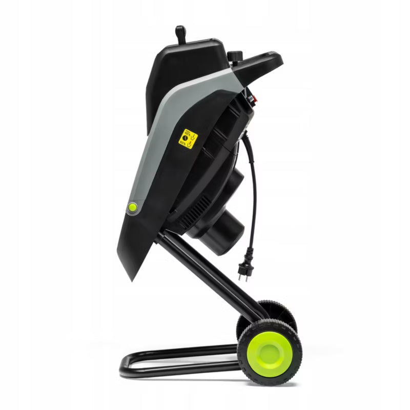 Elektrisk Kompostkværn 2500W 45 mm Sort med 50 l Opsamlerpose SHE250B-BAG-LD2