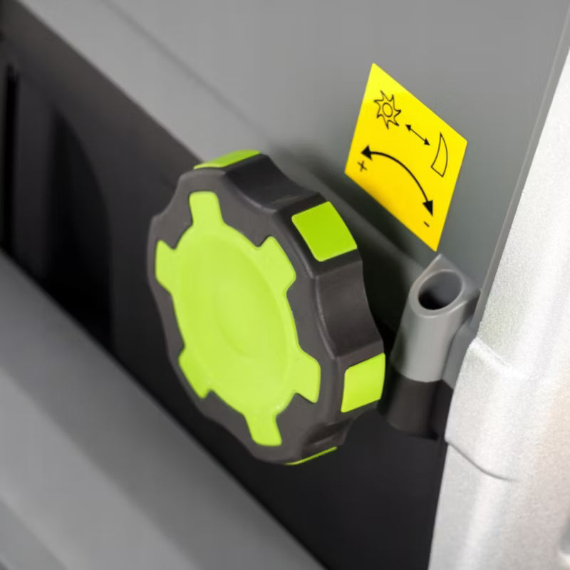 Elektrisk Kompostkværn 2800W med 60L Opsamler Sort