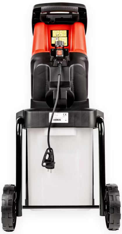 Elektrisk Kompostkværn 3000W 45 mm med Opsamler CEDRE03