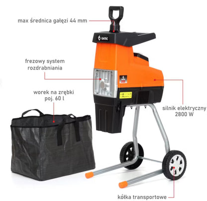 Elektrisk Kompostkværn GT 244 RE 2800 W 44 mm