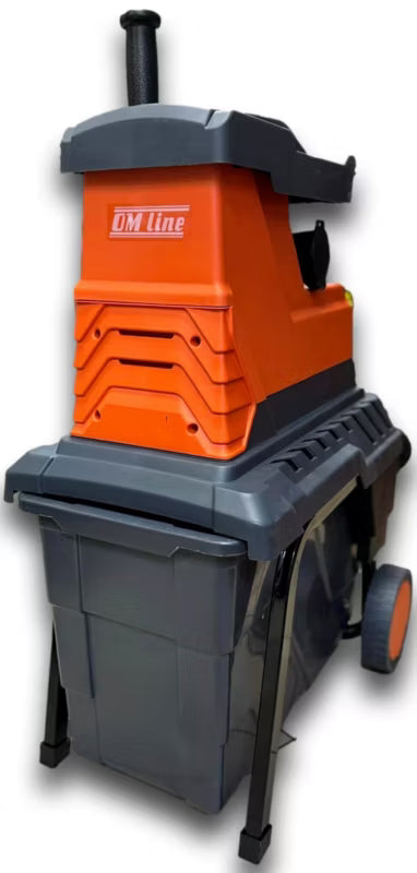 Elektrisk Kompostkværn Valseteknik 2800W 45 mm Rød