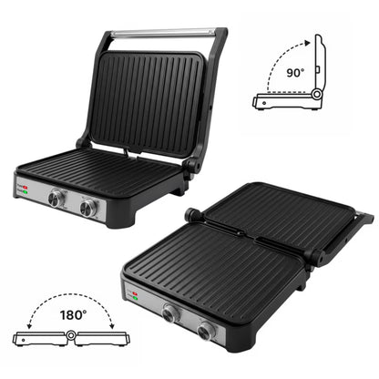 Elektrisk Kontaktgrill AI001 2000 W Inox
