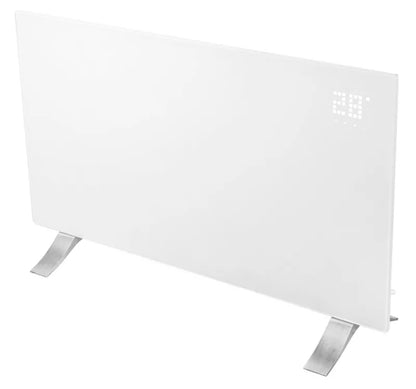 Elektrisk Konvektorradiator 2000W IP24 Hærdet Glas
