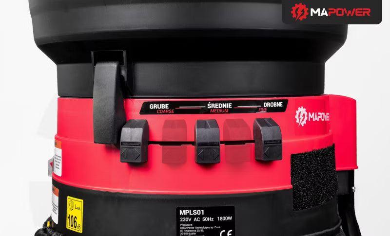 Elektrisk Løvkværn 1800W med 80 L Opsamler Sort | MPLS01