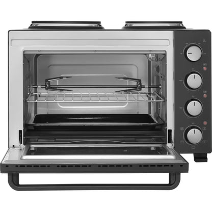 Elektrisk Miniovn SEO 3500BK 35 Liter Sort med Kogeplader