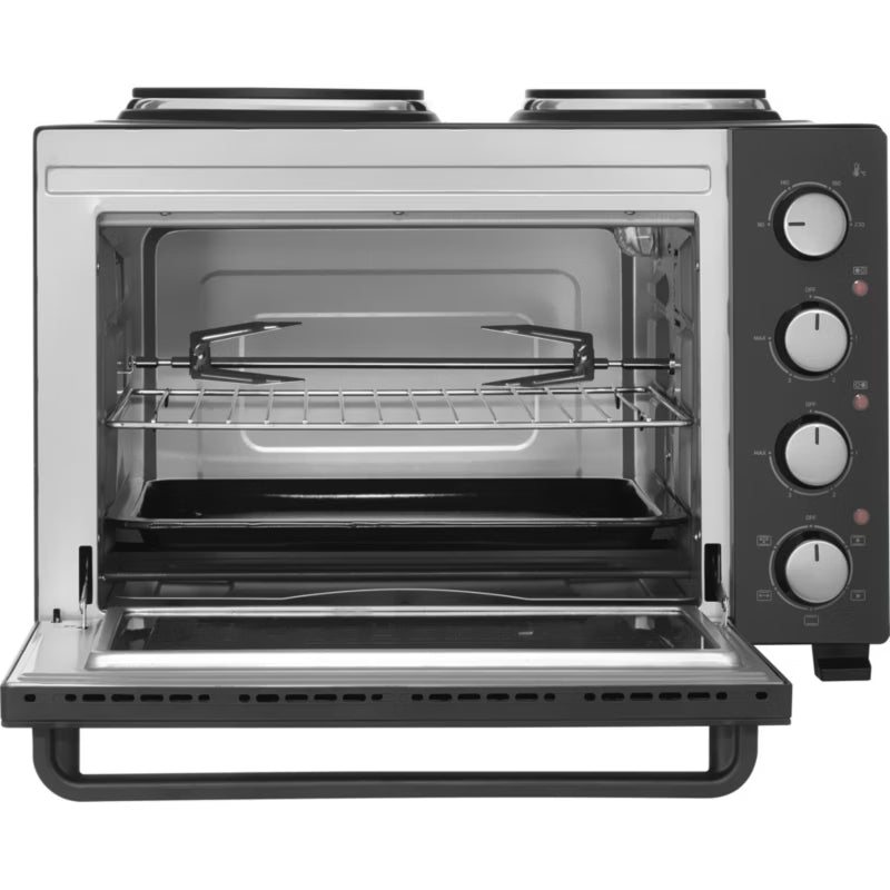 Elektrisk Miniovn SEO 3500BK 35 Liter Sort med Kogeplader