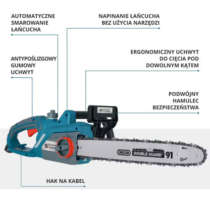 Elektrisk Motorsav 45 cm 2400W KS CS2400-18