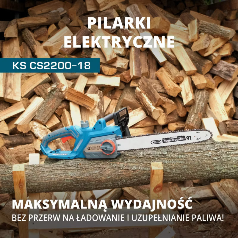 Elektrisk Motorsav 45 cm 2400W KS CS2400-18