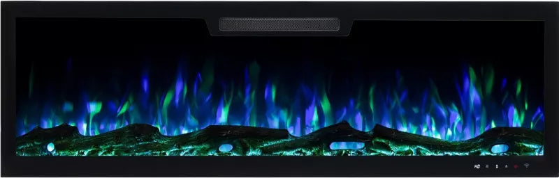 Elektrisk Pejs Elite 183 183x46 cm Sort