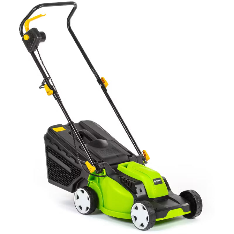 Elektrisk Plæneklipper 32 cm 1300W Sort Grøn | FZR 2025-E