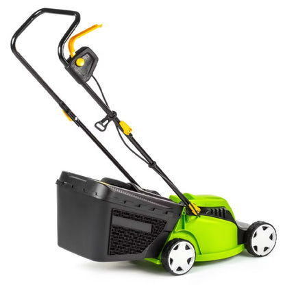 Elektrisk Plæneklipper 32 cm 1300W Sort Grøn | FZR 2025-E