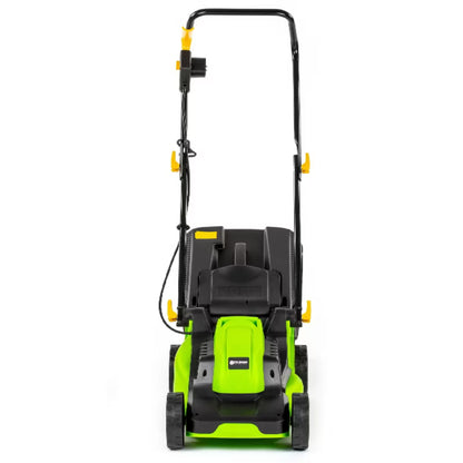 Elektrisk Plæneklipper 32 cm 1300W Sort Grøn | FZR 2025-E