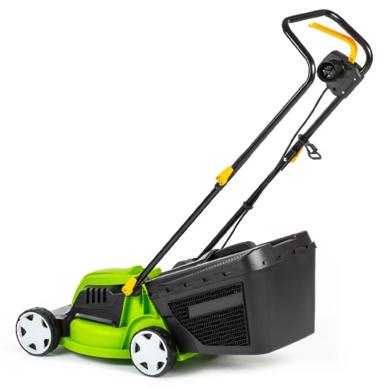 Elektrisk Plæneklipper 32 cm 1300W Sort Grøn | FZR 2025-E