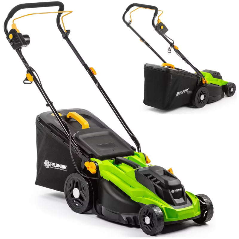 Elektrisk Plæneklipper FZR 2037-E 38 cm 1600W Sort Grøn