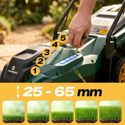 Elektrisk Plæneklipper HM-612 1400W 34 cm