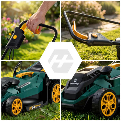 Elektrisk Plæneklipper HM-612 1400W 34 cm