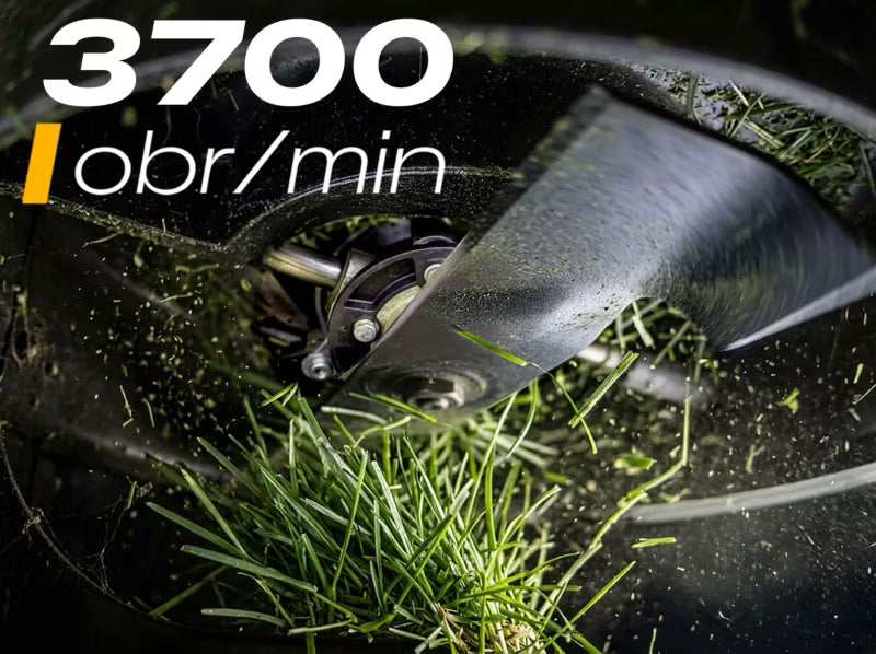 Elektrisk Plæneklipper HM-612 1400W 34 cm Grå