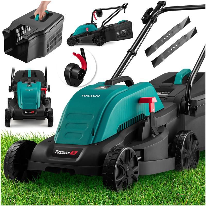 Elektrisk Plæneklipper Razor 3 33 cm Grøn