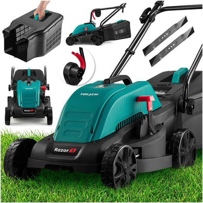 Elektrisk Plæneklipper Razor 3 33 cm Grøn
