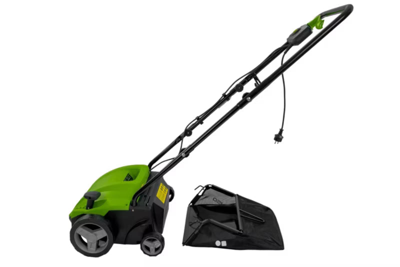 Elektrisk Plænelufter og Vertikalskærer WE32-1500 1500W 32 cm Grøn