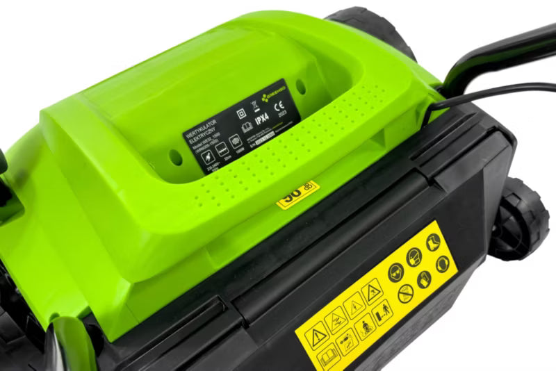 Elektrisk Plænelufter og Vertikalskærer WE32-1500 1500W 32 cm Grøn