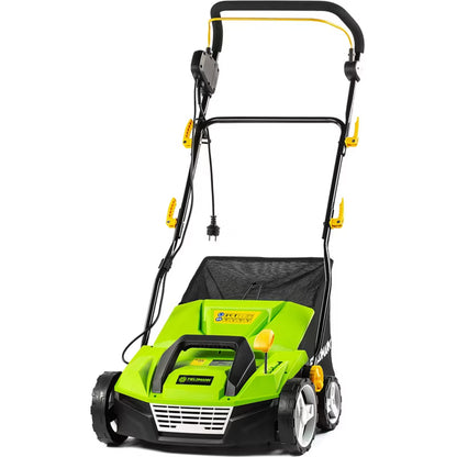 Elektrisk Plænelufter og Vertikalskærer 38 cm 1800W Grøn