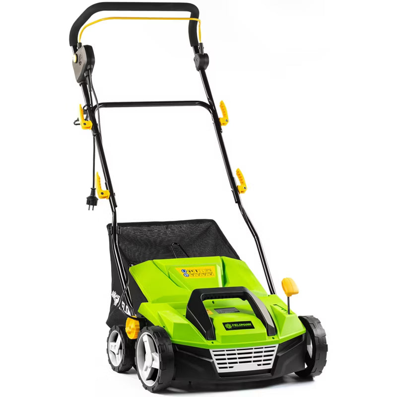 Elektrisk Plænelufter og Vertikalskærer 38 cm 1800W Grøn
