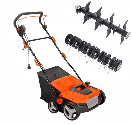 Elektrisk Plænelufter og Vertikalskærer 2-i-1 38 cm 1800W | OM-LINE WRE1800