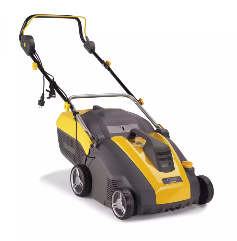 Elektrisk Plænelufter og Vertikalskærer SV 415 38 cm 1500W Gul