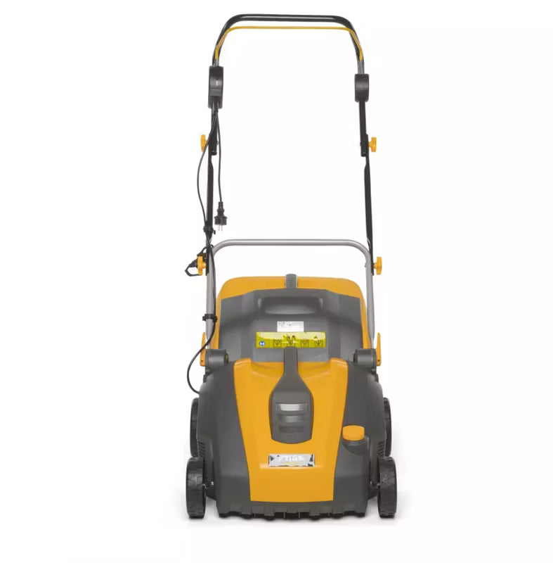 Elektrisk Plænelufter og Vertikalskærer SV 415 38 cm 1500W Gul