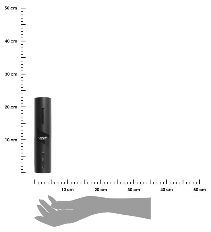 Elektrisk Proptrækker Automatisk 23x5 cm Sort