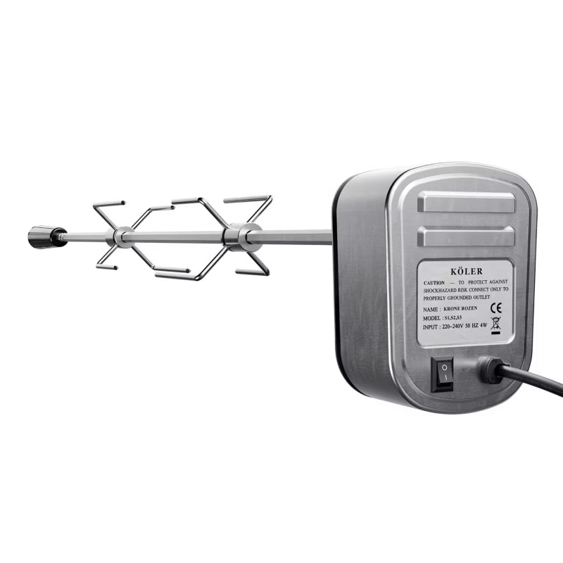 Elektrisk Rotisseri 4W KRONE Rustfrit Stål