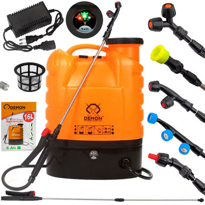 Elektrisk Rygsprøjte 16 Liter Batteridrevet Orange