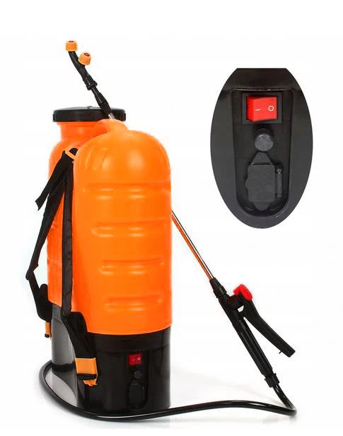 Elektrisk Rygsprøjte 16 Liter Batteridrevet Orange