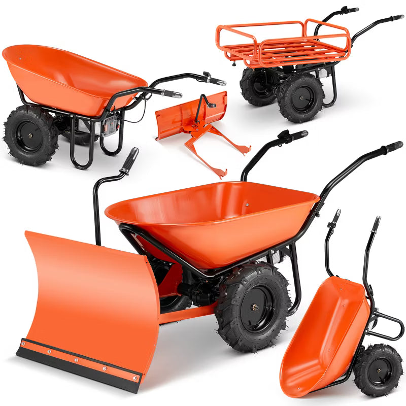 Elektrisk Trillebør 120L 260kg 40V