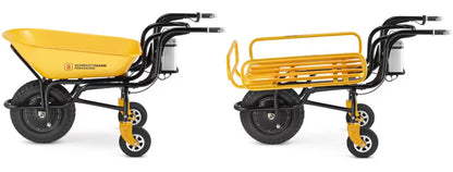 Elektrisk Trillebør 150 kg 120 L Gul WB150