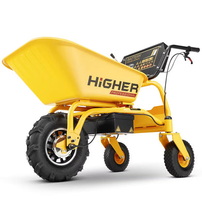 Elektrisk Trillebør 500W 150 kg 120 Liter