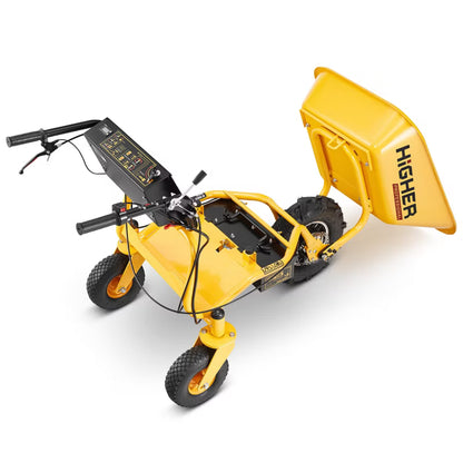 Elektrisk Trillebør 500W 150 kg 120 Liter