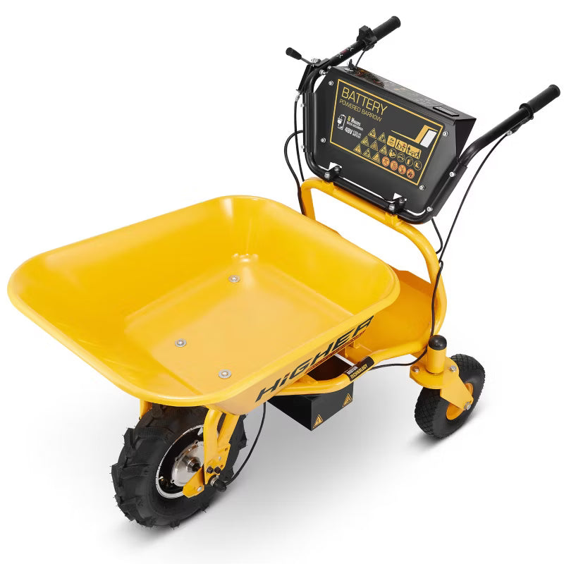 Elektrisk Trillebør 500W 150 kg 120 Liter