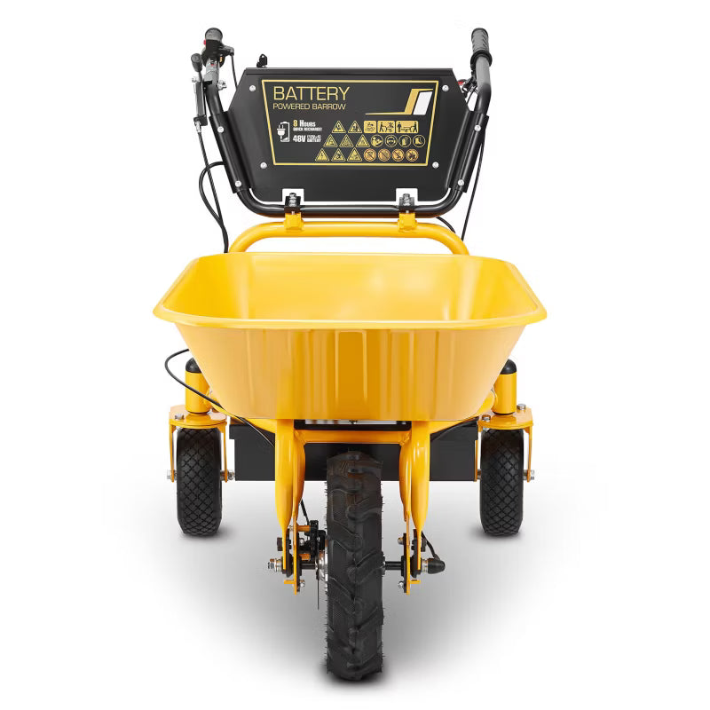 Elektrisk Trillebør 500W 150 kg 120 Liter
