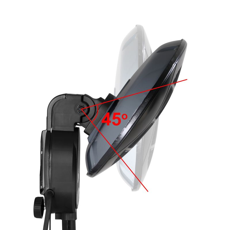 Elektrisk Terrassevarmer 2000W Sort 160-210 cm