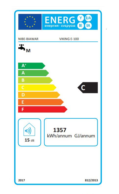 Elektrisk Vandvarmer VIKING-E 100 Liter Hvid