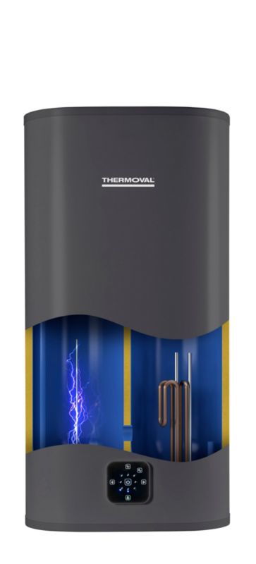 Elektrisk Vandvarmer Aqua Ti-50 L-G 50 Liter Slim Grå