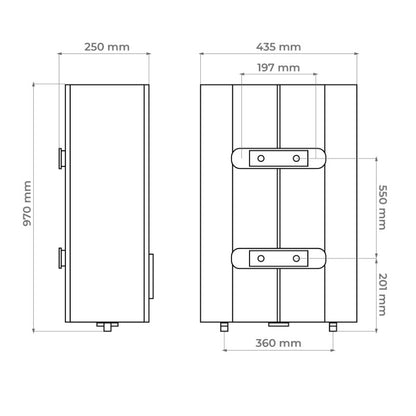 Vandvarmer EWH50 Smartinverter 50 L Hvid | 7381032421111