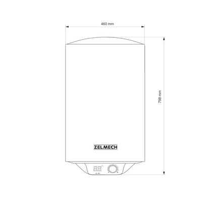 Elektrisk vandvarmer ZL-ZV80WH Zelmech 80L hvid 1 stk.