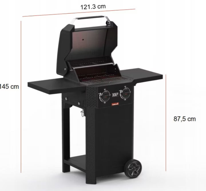 Elgrill e-Luca 48x42 cm 2300W Sort