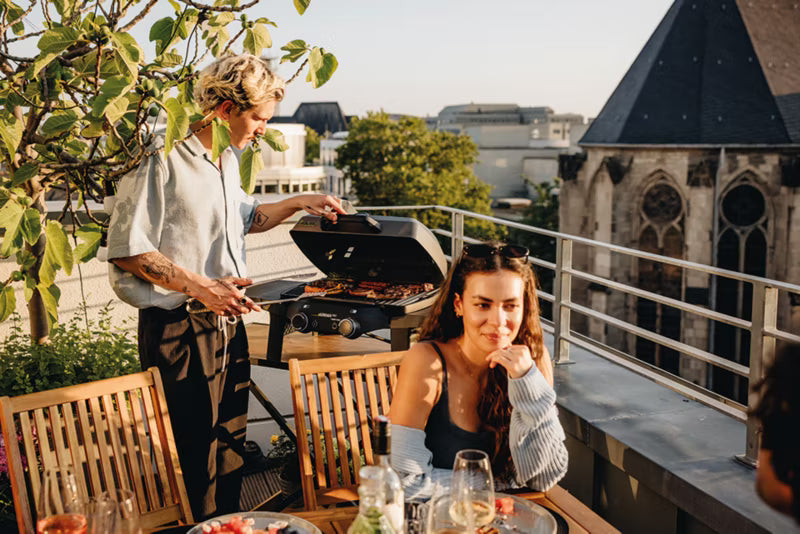 Elgrill eUrban PRO 2 Turbo 95x48 cm Sølv