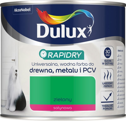 Dulux Rapidry akryl-emalje grøn 0,4 l