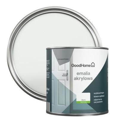 GoodHome Alberta akryl-emalje, pletresistent, 0,5 l