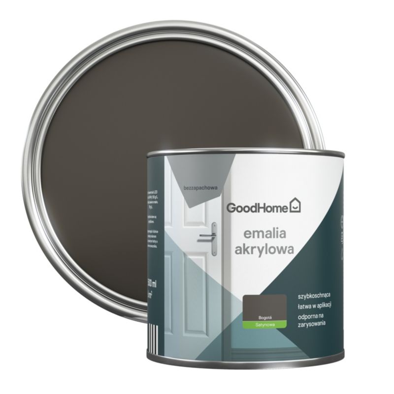 GoodHome akryl-emalje i brunt, pletresistent 0,5 l